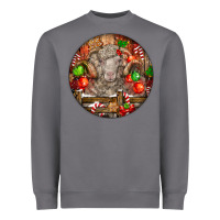 Storm Christmas Merino Wool Sheep Heavyweight Sweatshirt - LillyAllenDesigns