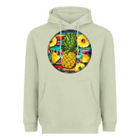 Matcha pineapple leopard Heavyweight Hoodie - BarkalooDesign