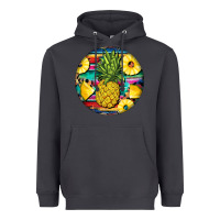 Smoke pineapple leopard Heavyweight Hoodie - BarkalooDesign