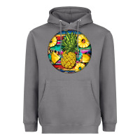 Storm pineapple leopard Heavyweight Hoodie - BarkalooDesign