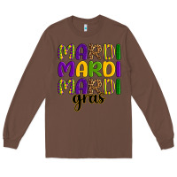 Chestnut mardi mardi mardi gras Long Sleeve Tee - OliviaCreatesArt