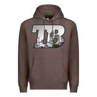 Coffee TB Tampa Bay City Skyline of Tampa Bay, Florida Premium Hoodie - longCreatives