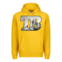 Lemon TB Tampa Bay City Skyline of Tampa Bay, Florida Premium Hoodie - longCreatives