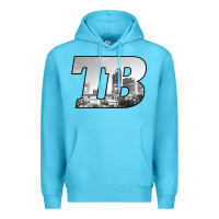 Ocean Blue TB Tampa Bay City Skyline of Tampa Bay, Florida Premium Hoodie - longCreatives