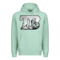 Seafoam TB Tampa Bay City Skyline of Tampa Bay, Florida Premium Hoodie - longCreatives