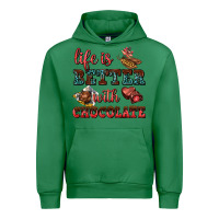 Emerald life is better with chocolate Urban Hoodie - AdoDesignShop