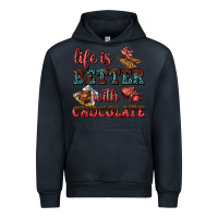 Navy life is better with chocolate Urban Hoodie - AdoDesignShop