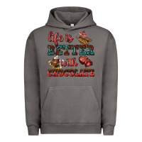 Pigment Tornado life is better with chocolate Urban Hoodie - AdoDesignShop