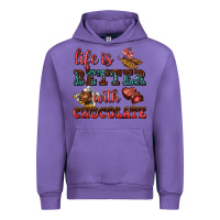 Tulip life is better with chocolate Urban Hoodie - AdoDesignShop