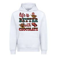White life is better with chocolate Urban Hoodie - AdoDesignShop
