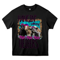 Black Hangin With My Heifers Heavy Core Tee - Bettercallsaul