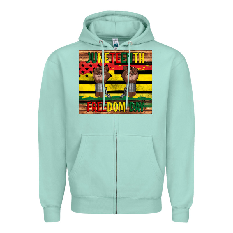 Juneteenth Freedom Day Tumbler Zipper Hoodie by Artiststas | Teevron