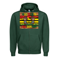 Sports Green juneteenth freedom day tumbler Zipper Hoodie - Artiststas