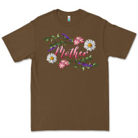 Cacao Floral Daisy Mother Premium Tee - RanaPortraitStore