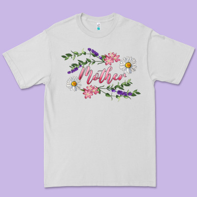 Floral Daisy Mother Premium Tee Designed By Ranaportraitstore
