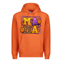 Carrot Purple and gold Basketball leopard frame Mama Premium Hoodie - LillyAllenDesigns
