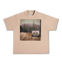 Burro Twin Peaks City Limits Welcome Sign Vintage Urban Heavy Tee - longCreatives