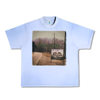Grape Ice Twin Peaks City Limits Welcome Sign Vintage Urban Heavy Tee - longCreatives