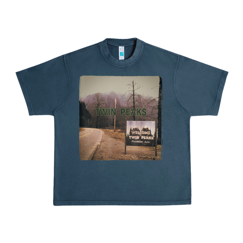 Twin Peaks City Limits Welcome Sign Vintage Urban Heavy Tee by longCreatives | Teevron