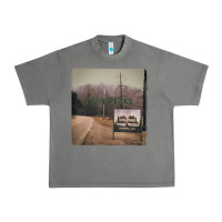 Tornado Twin Peaks City Limits Welcome Sign Vintage Urban Heavy Tee - longCreatives