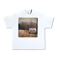 White Twin Peaks City Limits Welcome Sign Vintage Urban Heavy Tee - longCreatives