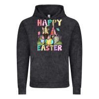 Vintage Black Happy Easter gnomies Easter Day Vintage Hoodie - CowGirlArtShop