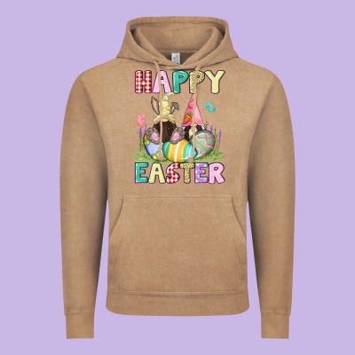 Happy Easter Gnomies Easter Day Vintage Hoodie Designed By Cowgirlartshop