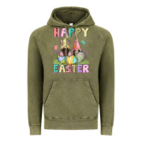 Vintage Olive Happy Easter gnomies Easter Day Vintage Hoodie - CowGirlArtShop