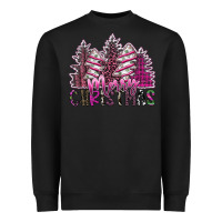 Black Merry Christmas Heavyweight Sweatshirt - SublimationCraftShop
