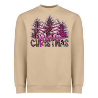Mushroom Merry Christmas Heavyweight Sweatshirt - SublimationCraftShop