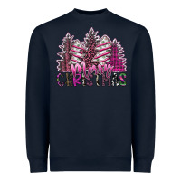 Navy Merry Christmas Heavyweight Sweatshirt - SublimationCraftShop