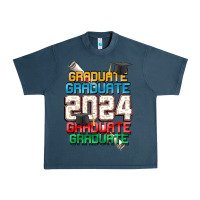 Midnight Navy graduate 2024 Urban Heavy Tee - CowGirlArtShop