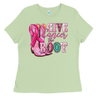 Matcha give cancer the boot Ladies Tee - NancyCooperArtShop