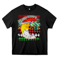 Black Christmas Brushstrokes Moon Heavy Core Tee - Bettercallsaul
