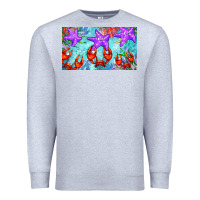 Heather Grey crab and starfish  cup Premium Sweatshirt - BarkalooDesign