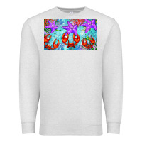 Oatmeal Heather crab and starfish  cup Premium Sweatshirt - BarkalooDesign