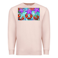 Pale Pink crab and starfish  cup Premium Sweatshirt - BarkalooDesign