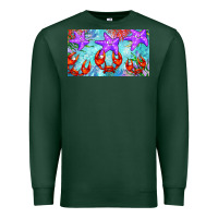Sports Green crab and starfish  cup Premium Sweatshirt - BarkalooDesign