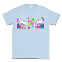 Dusty Blue summer Classic Tee - TumblerDesignByShophia