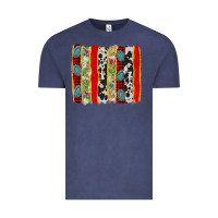 Vintage Denim christmas brushstroke Vintage Tee - Jasminsmagicworld