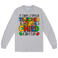 Moon Dust it takes a special teacher to hear what a child can't say Long Sleeve Tee - OliviaCreatesArt