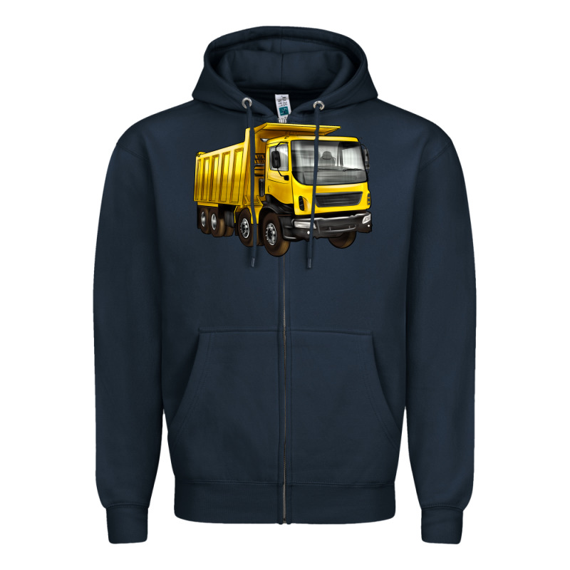 Dump Truck Zipper Hoodie by Artiststas | Teevron