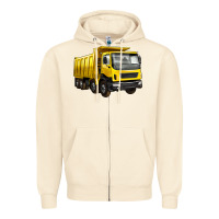 Sandshell dump truck Zipper Hoodie - Artiststas