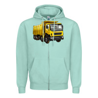 Seafoam dump truck Zipper Hoodie - Artiststas