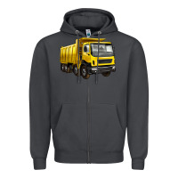 Smoke dump truck Zipper Hoodie - Artiststas