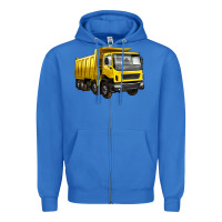 True Royal dump truck Zipper Hoodie - Artiststas