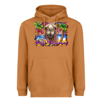 Meerkat hello summer camel at the beach Heavyweight Hoodie - BarkalooDesign