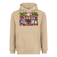 Mushroom hello summer camel at the beach Heavyweight Hoodie - BarkalooDesign
