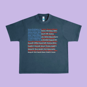 List Of Presidents Of The United States, Gift Urban Heavy Tee Designed By Longcreatives