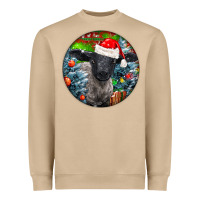 Mushroom christmas suffolk baby sheep ornament Heavyweight Sweatshirt - LillyAllenDesigns